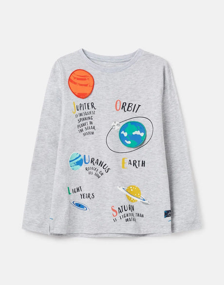 Chomp Long Sleeve Applique T-Shirt | Joules | Joules | Jenni Kidz