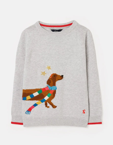 Christmas Dog Printed Sweater | Joules | Joules | Jenni Kidz
