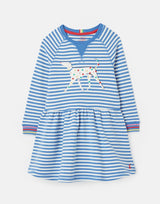 Darlia Long Sleeve Sweat Girls Dress | Joules | Joules | Jenni Kidz
