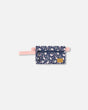 Double Pencil Case Navy Flower Print | Deux par Deux | Jenni Kidz