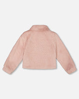 Fake Fur Short Jacket Pink | Deux par Deux | Jenni Kidz