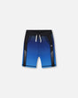 Athletic Shorts Blue And Black-0