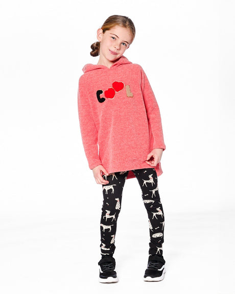 Ultra Soft Hooded Tunic Coral-1