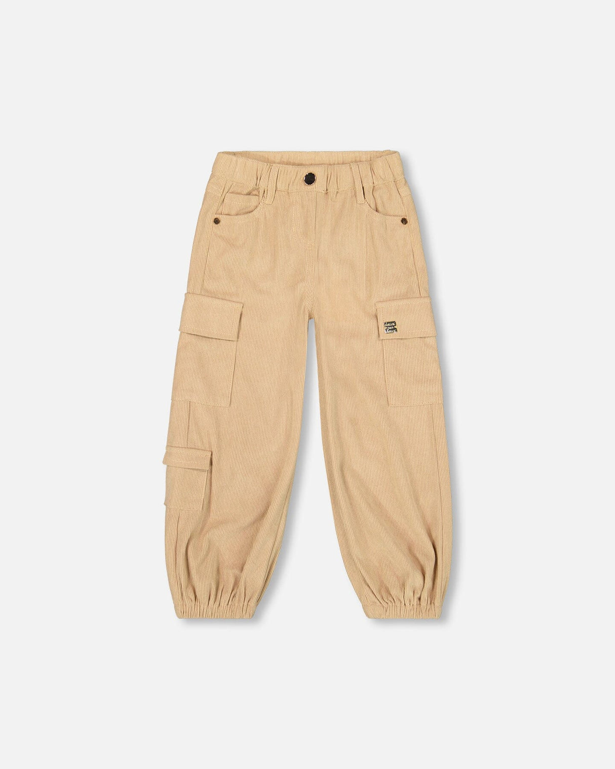 Parachute Corduroy Pants With Cargo Pockets Light Pecan Brown-0