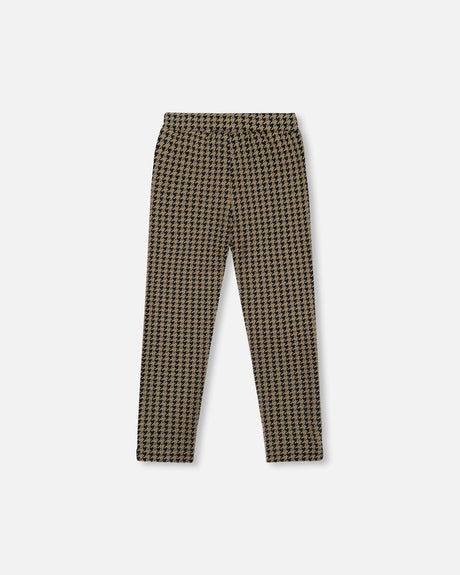 Jacquard Knit Pant With Welt Pocket-2