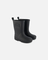 Rain Boots Black With Glitter-0