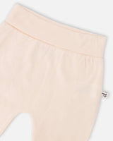 Organic Cotton Jersey Evolutive Pants Peach-2