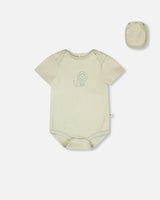 Evolutive Jersey Onesie Sage Green-0