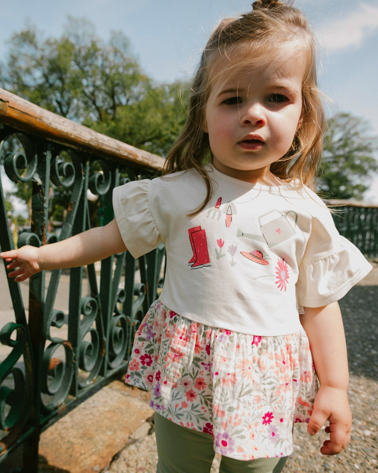 Organic Cotton Jersey Capri Light Khaki Green-1