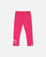 Organic Cotton Jersey Legging Pink-0