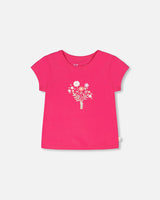 Organic Cotton Jersey T-Shirt Pink-0