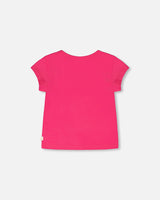 Organic Cotton Jersey T-Shirt Pink-2