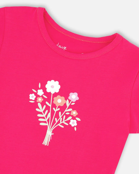 Organic Cotton Jersey T-Shirt Pink-3
