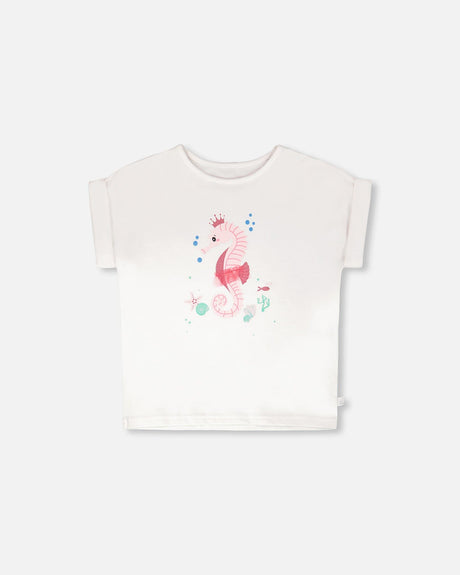 Organic Cotton Jersey T-Shirt White-0
