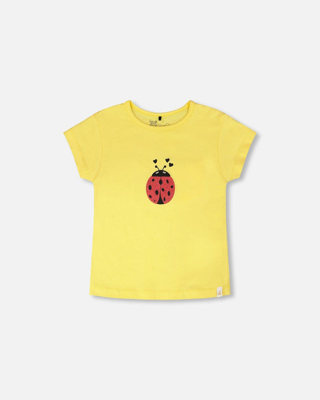 Organic Cotton Jersey T-Shirt Yellow-0