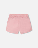 Organic Cotton Jersey Shorts Dusty Pink-2