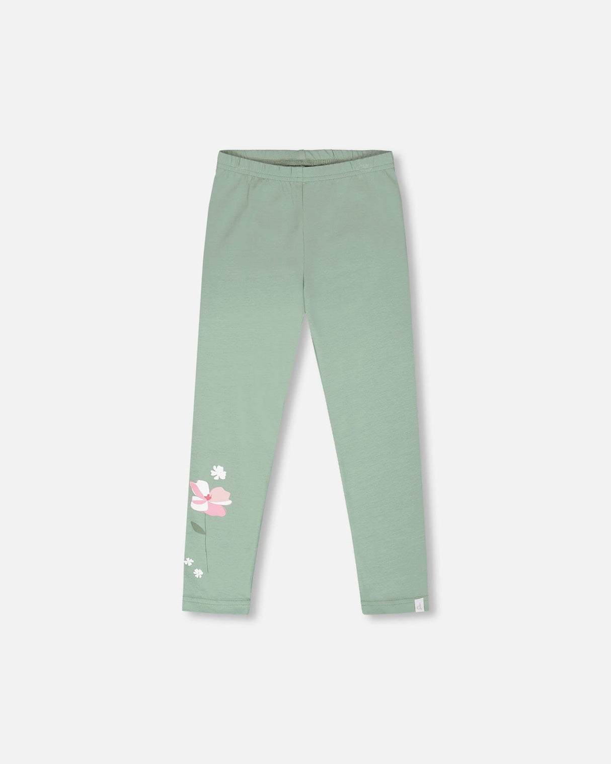 Organic Cotton Jersey Leggings Sage Green-0
