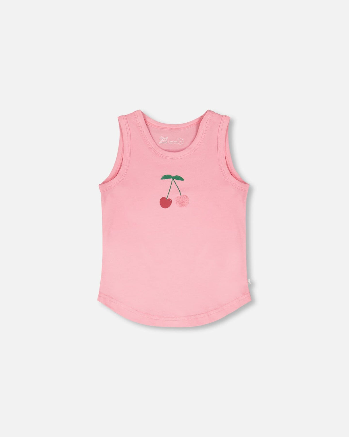 Organic Cotton Jersey Tank Top Pink-0