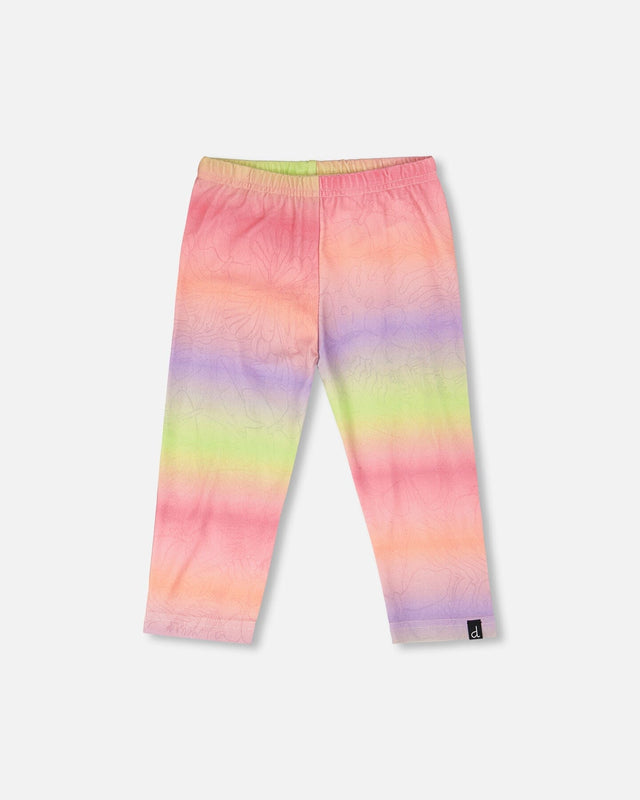 Organic Cotton Jersey Capri Multicolor-0