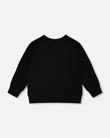 Organic Cotton Jersey Long Sleeve T-Shirt Black-4