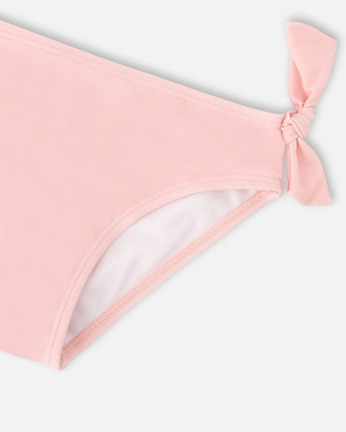 Two-Piece Swimsuit Pink Hibiscus Print-4