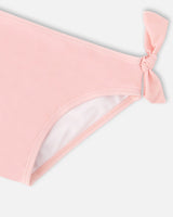 Two-Piece Swimsuit Pink Hibiscus Print-4