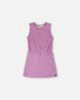 Terry Cloth Beach Dress Lilac-0