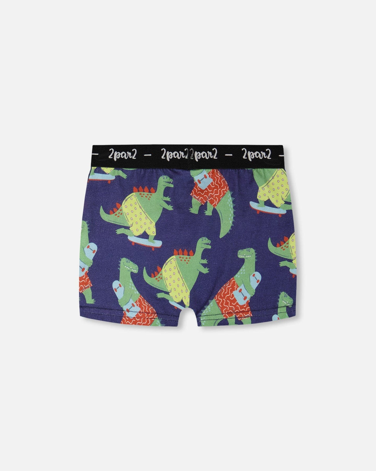 Organic Cotton Boxer Blue Dino Print-1