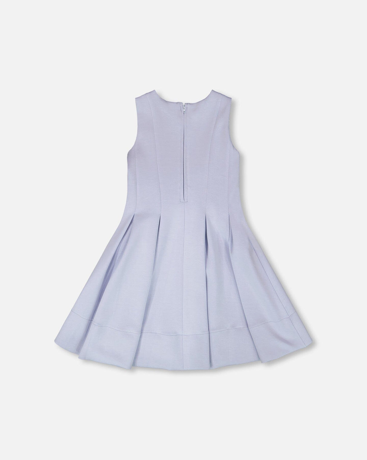 Sleeveless Neoprene Dress Lavender-2