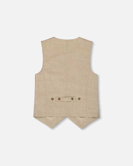 Elegant Vest Beige-1