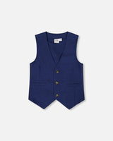Elegant Vest Blue-0