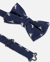 Bow Tie Blue Dino Print-2