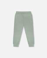 French Terry Sweatpants Mint Green-2