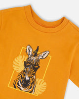 Organic Cotton Short Sleeve T-Shirt Orange-3