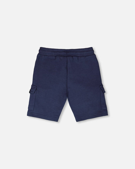 French Terry Shorts Blue-3