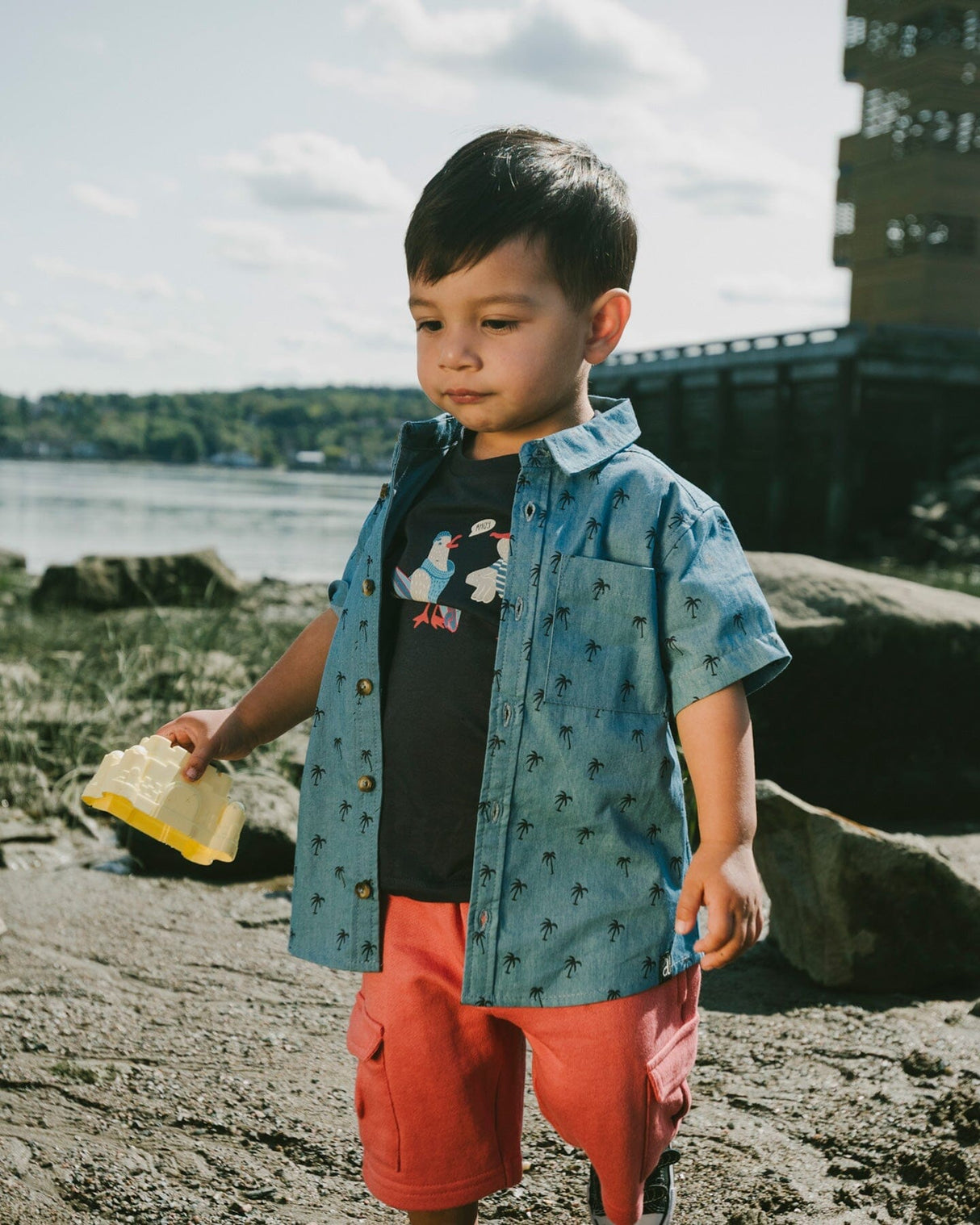 French Terry Shorts Brick-1