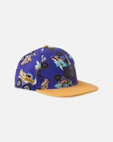 Cap Blue Truck Print-0