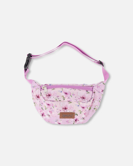 Fanny Pack Purple Flower Print-0