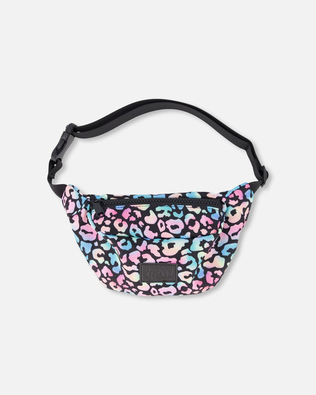 Fanny Pack Black Animal Print-0