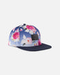 Cap Blue Rose Print-0