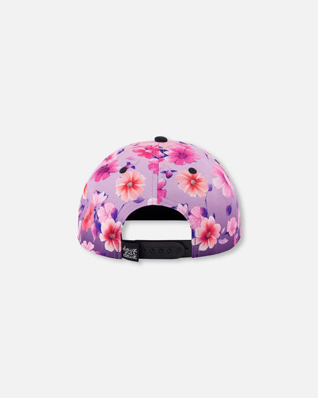 Cap Mauve Floral Gradient-1
