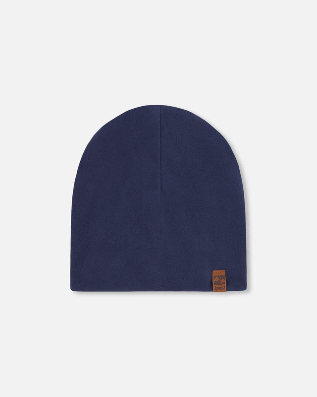 Stretch Jersey Beanie Navy Blue-0