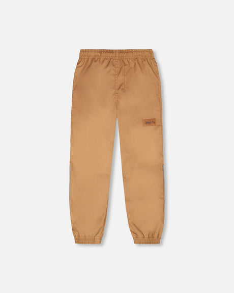 Splash Pants In Recycled Polyester Light Brown-0