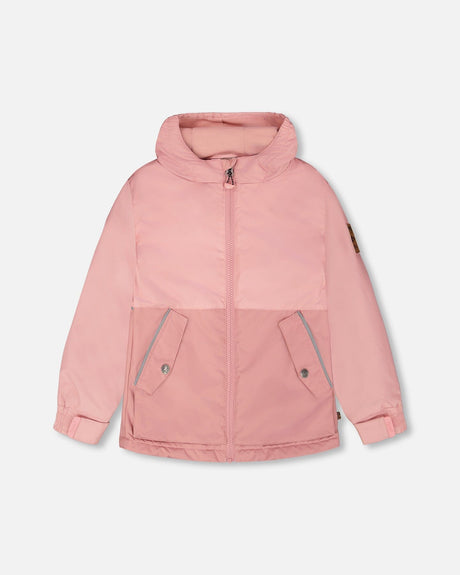 Mid-Season Jacket In Recycled Polyester Light Pink-0