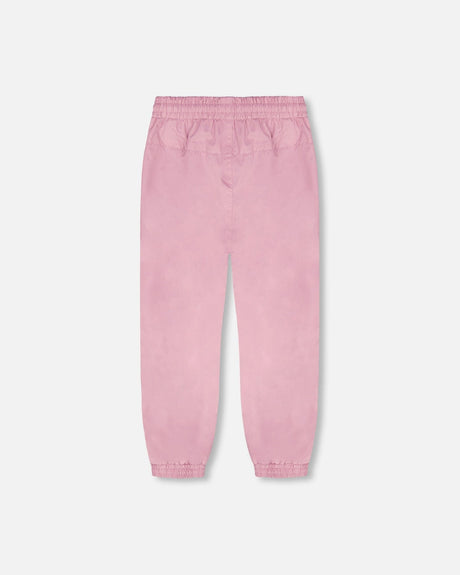 3-In-1 Two-Piece Mid-Season Outerwear Set Pink With Printed Butterflies-4