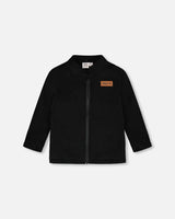 3-In-1 Two-Piece Mid-Season Outerwear Set Black Printed Skateboards-4