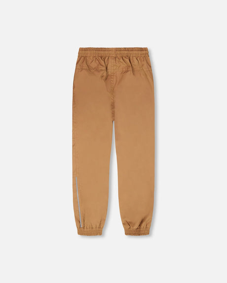 Two-Piece Mid-Season Outerwear Set Green Camouflage Print-3