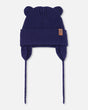 Baby Knit Hat Navy Blue-0