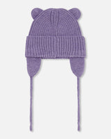 Baby Knit Hat Lavender-0