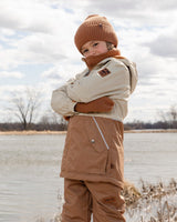 Knit Neckwarmer Brown-1